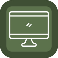 Poster - Monitor Icon Design