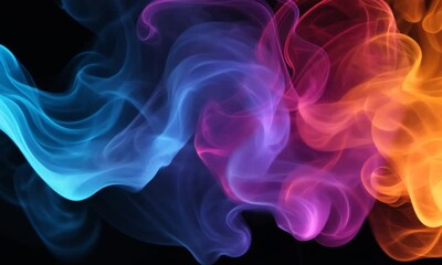abstract colorful smoke background