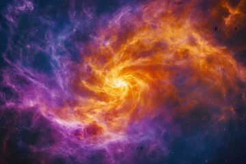 Wall Mural - Cosmic Spiral Galaxy