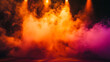 © Akash - Spotlight on a stage with dark red smoke, creating a dramatic and intense visual effect