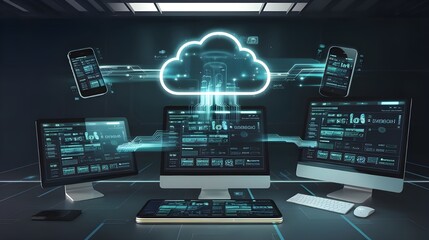 cloud computing concept