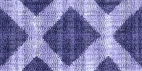 Wall Mural - Purple and White Knitted Fabric Texture