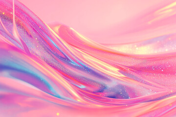 pink liquid holographic background