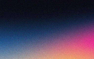 Wall Mural - grainy gradient background, a beautiful gradient showcasing deep blue tones blending into vibrant pi
