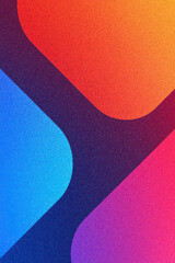 Wall Mural - grainy gradient background, a vibrant abstract background featuring bold colors and smooth curves, p