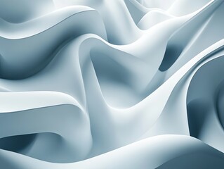 Wall Mural - 3D background with abstract shapes and depth, offering a futuristic and visually interesting effect