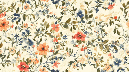 Sticker - Decorative english garden Paper