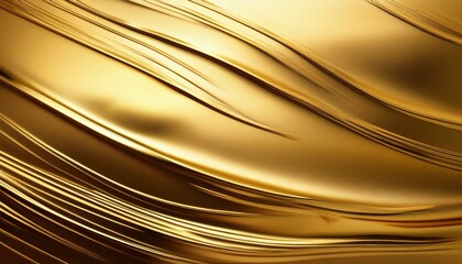 Poster - Polished metallic texture featuring a gleaming gold hue