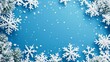 © Miva - A Winter Wonderland Featuring Snowflakes and Nature Elements