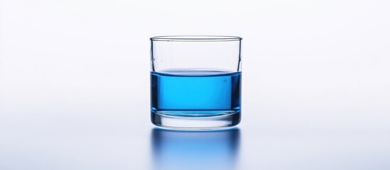 Canvas Print - Glass with Blue Liquid