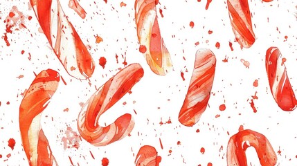 Poster - Candy cane pattern