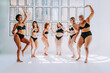 © oneinchpunch - Beautiful diverse women wearing lingerie posing for body positive concepts - Multiethnic group of female adults celbrating body acceptance, diversity, self-esteem
