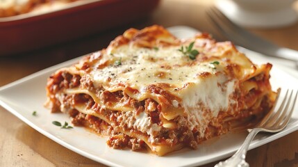 Lasagna al Forno is a traditional Italian dish made with layers of pasta, meat sauce, creamy béchamel sauce, and cheese. It's a warm and comforting meal, perfect for sharing with friends and family.