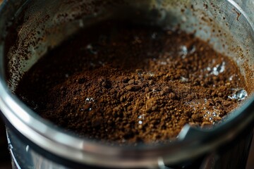 Canvas Print - Brewing Time: French Press Coffee