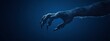 © Arti - Werewolfâ€™s hand with sharp claws, fur bristling, full moonlight casting shadows, deep blue lighting