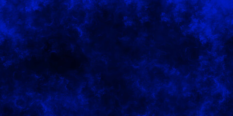 Wall Mural - blue background with clouds, dark blue grunge texture with grainy, light ink canvas for modern creat