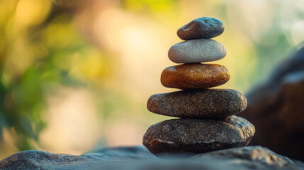 Wall Mural - regular mindfulness practices help individuals manage stress and maintain emotional equilibrium.
