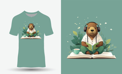 Creative design on t shirt design Template.