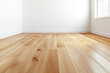 © Mongkol - Warm wood flooring, sunlit space, minimalist design, smooth texture, inviting atmosphere, perfect for modern interiors, seamless blend of comfort and elegance.