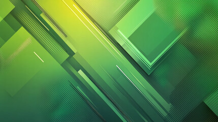 Wall Mural - abstract background with squares, Geometric pattern of overlapping green rectangles creating a modern and sophisticated abstract background.