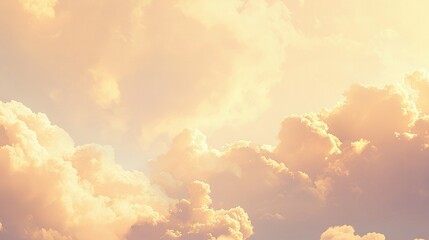 Poster -   A plane flying amidst numerous clouds in a vast sky