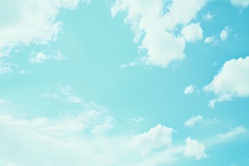 Wall Mural - bright and cheerful blue sky background