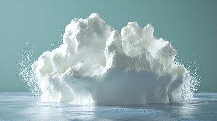 Canvas Print - Melting Iceberg: A Visual Representation of Climate Change