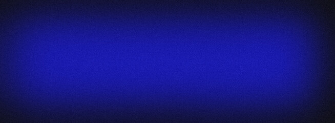 Wall Mural - dark blue vignette gradient noise grain texture blurred background banner wallpaper