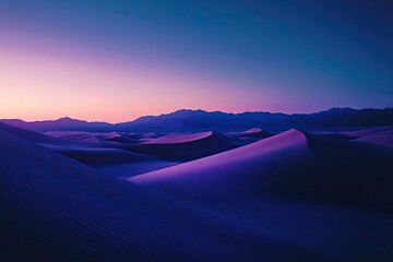 Wall Mural - sunset in the desert