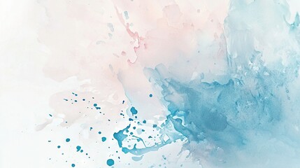 Canvas Print -   A vibrant mural featuring watercolor brushstrokes on a wall surface