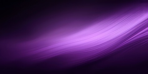 Wall Mural - A white fading purple gradient with a glowing light spot is set on dark grainy background, and a large banner size is used