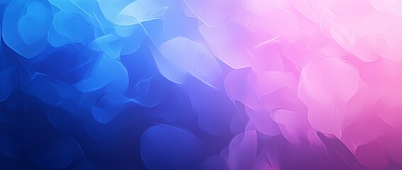 Sticker - Color gradient background of purple, pink, and blue with blurred neon colors, grainy texture effect, technology banner design