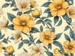 © ArtificialGen - seamless pattern beauty flowers background