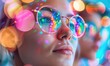 © piai - High School Student Joyfully Creating Art with AI-Powered Computers: A Contemporary Digital Revolution