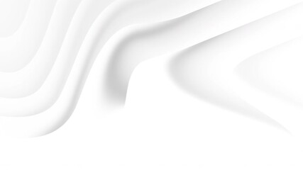 Light white grey abstract silk wave flowing background. Seamless loop. 4K