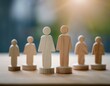 © Olena - Leadership featuring symbols like a guiding figure, team collaboration, and strategic planning representing management, direction, and influence.