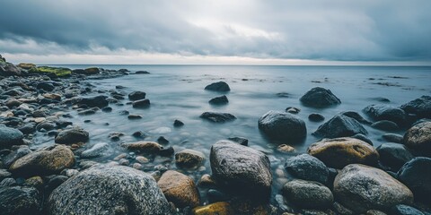 Wall Mural - Serene Shoreline at Dusk