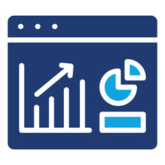 Wall Mural - Predictive Chart Icon