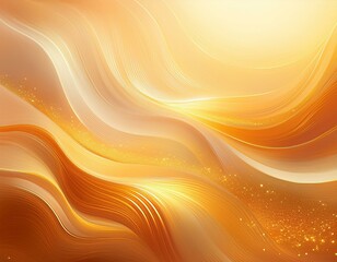 Wall Mural - A radiant abstract background with golden light beams and sparkling particles, evoking a sense of warmth and elegance. Ideal for festive designs, event visuals, and celebration-themed projects. 