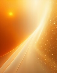 Wall Mural - A glowing, golden abstract background with flowing lines and sparkling light particles. Perfect for festive, celebratory, or magical themes in design, presentations, or digital art.