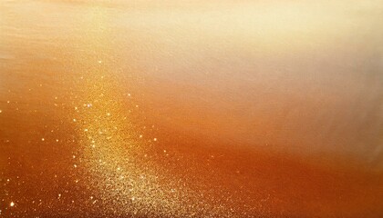 Wall Mural - A soft gradient background transitioning from light beige to warm orange with sparkling textures. Perfect for luxury branding, elegant design, or festive-themed projects.