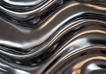 Poster - Shimmering metallic abstract background