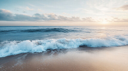 Wall Mural - sunset on the beach