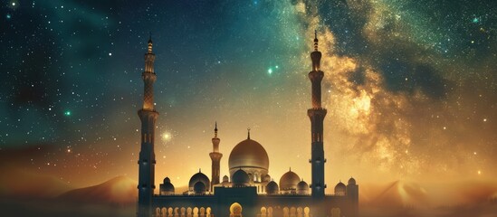 Mosque Under the Milky Way