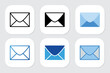 © wahya - email icons with various design styles