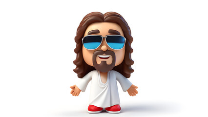 Poster - Jesus cartoon 3D image