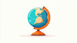 © CrazyJuke - A sleek, D icon showcasing a globe defined by latitude and longitude lines, designed in a minimalist style.