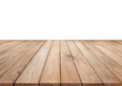 © Hanoi .s - Light wooden table top Isolated on transparent or white background