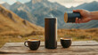 © Pimnon - Brew your favorite coffee in the great outdoors with this portable coffee maker. Lightweight, durable, and perfect for enjoying fresh espresso wherever adventure takes you.