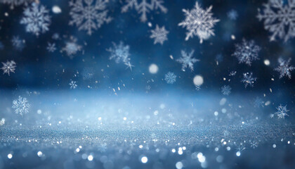 Sticker - christmas background with snowflakes